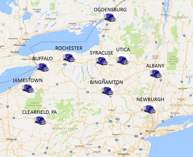 Terminals Locations Contact Us